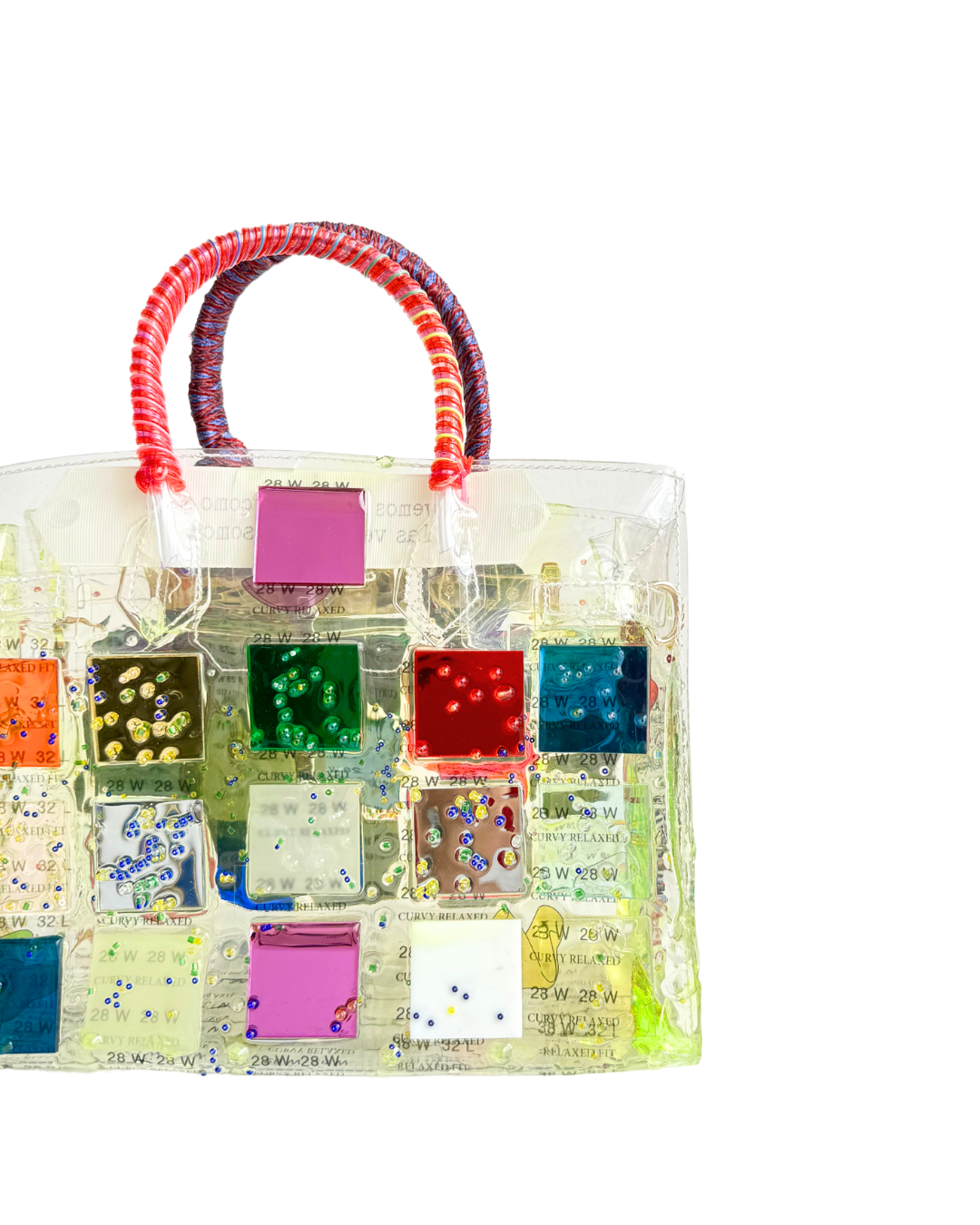 Birkn Pixel corbata roja