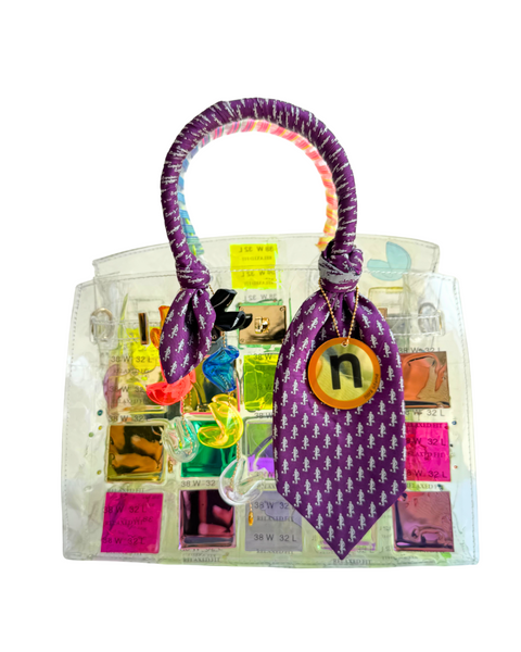 Birkn Pixel corbata morada