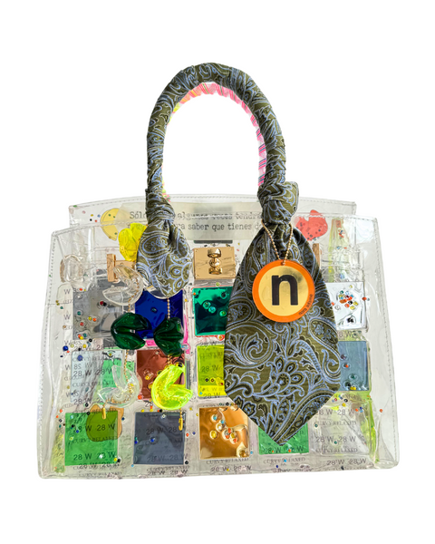 Birkn Pixel corbata verde