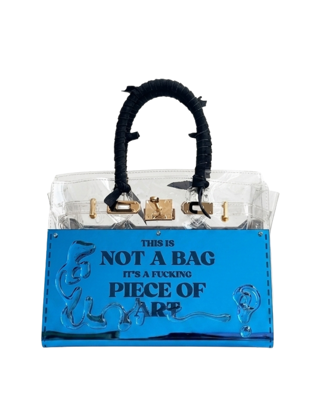Birkn THIS IS NOT A BAG (Azul Índigo)