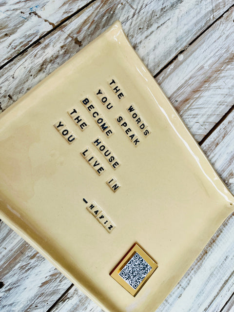 Charola de cerámica