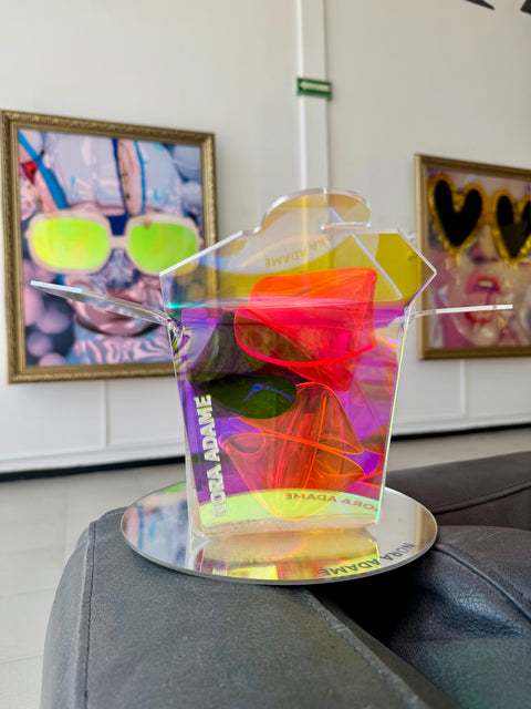 Amor a primera vista ESCULTURA con 3 grandes